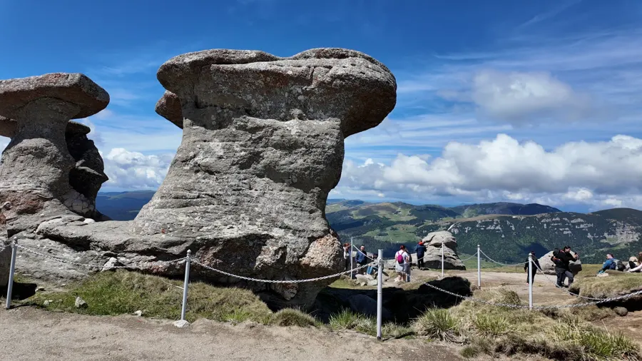 The Babele rock formations on the Bucegi plateau