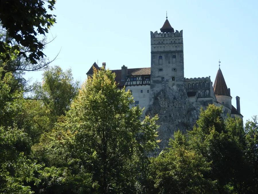Bran Castle seen through the trees