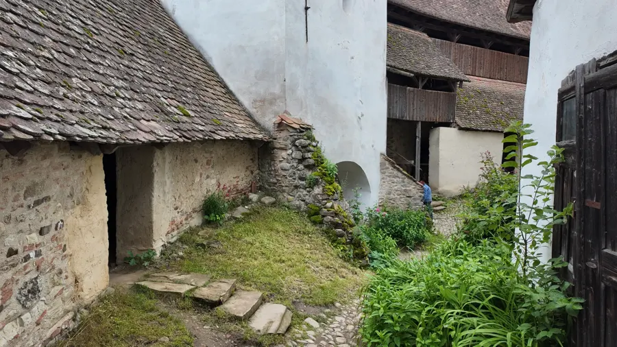 Traditional barns in Viscri
